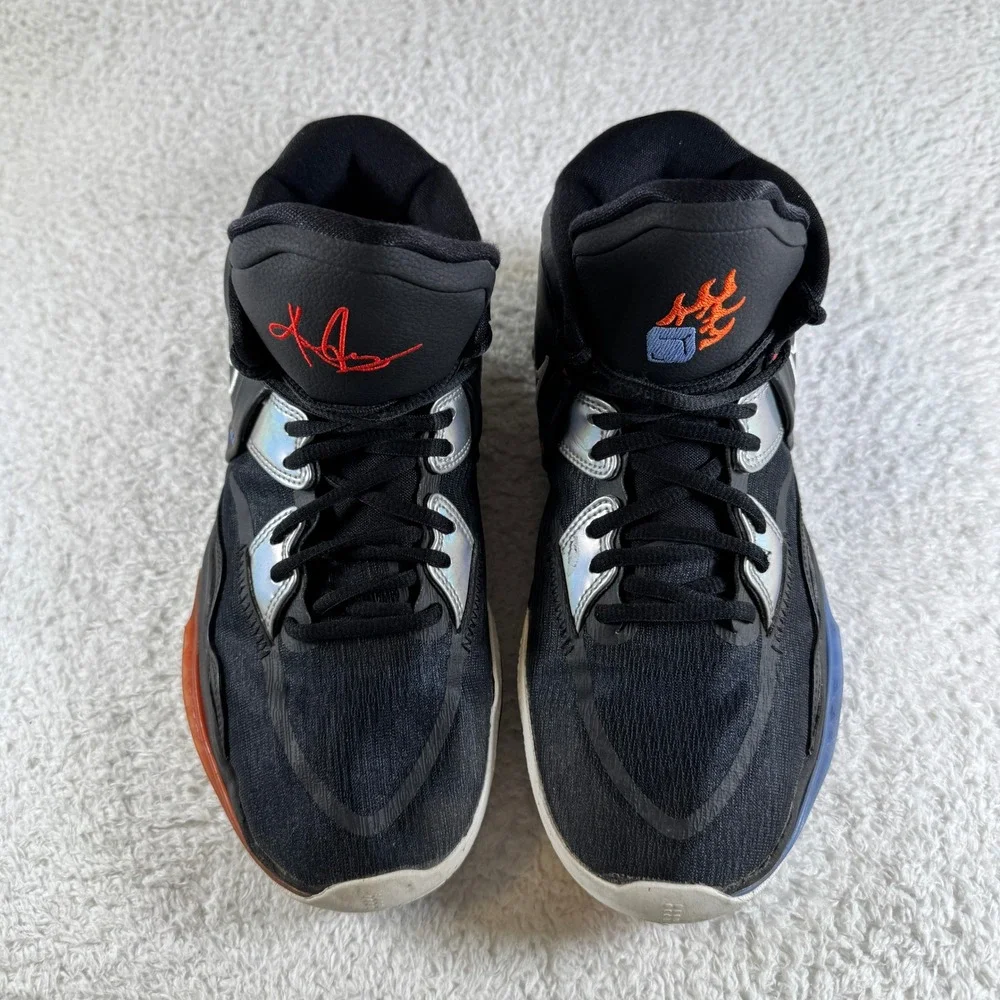 Size 7Y (GS) - Nike Kyrie 8 Infinity Mid Fire and Ice Boys Youth Basketball Shoe